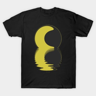 Moon reflection on water T-Shirt